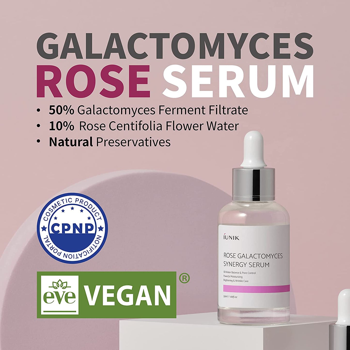 iUNIK Rose Galactomyces Synergy Serum Mini