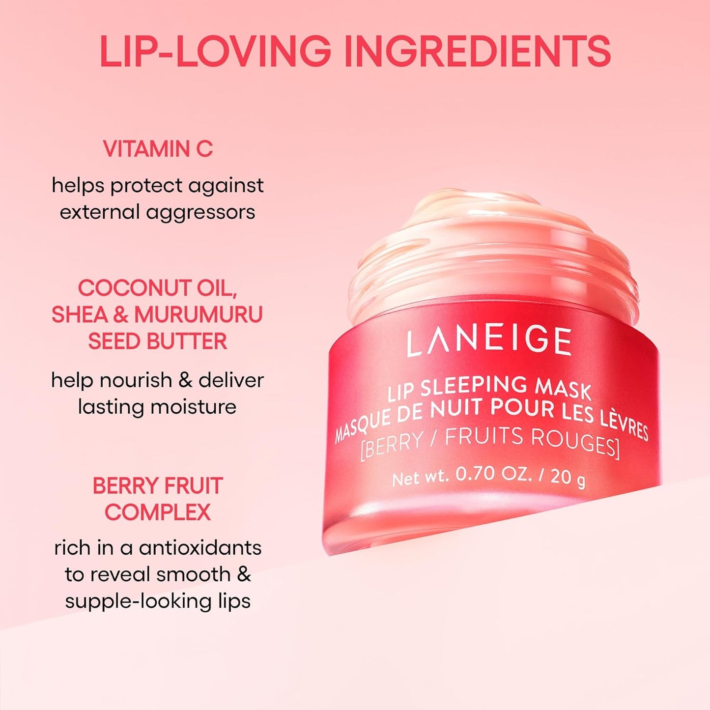 LANEIGE Strawberry Shortcake Lip Sleeping Mask
