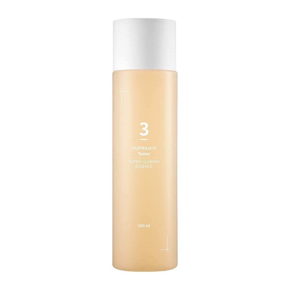 NUMBUZIN No.3 Super Glowing Essence Toner 200ml + Cotton Pads