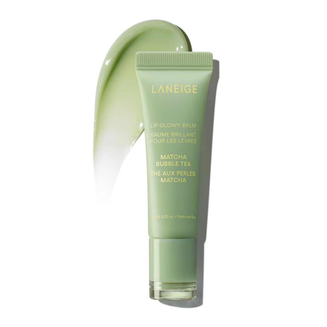 LANEIGE Matcha Bubble Tea Lip Glowy Balm