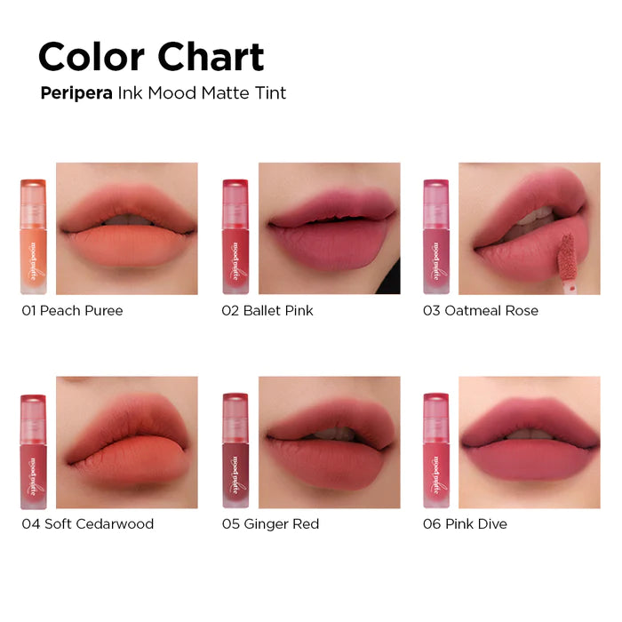 PERIPERA Ink Mood Matte Tint #02 Ballet Pink