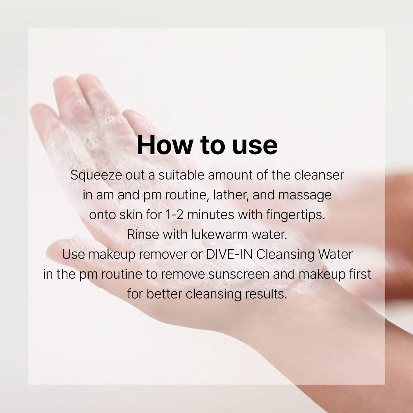 TORRIDEN DIVE-IN Low Molecular Hyaluronic Acid Cleansing Foam