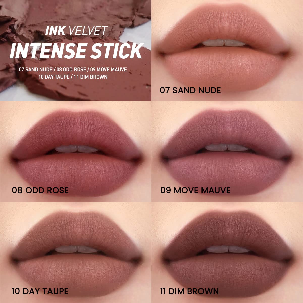 Peripera Ink Velvet Intense Stick #10 Day Taupe