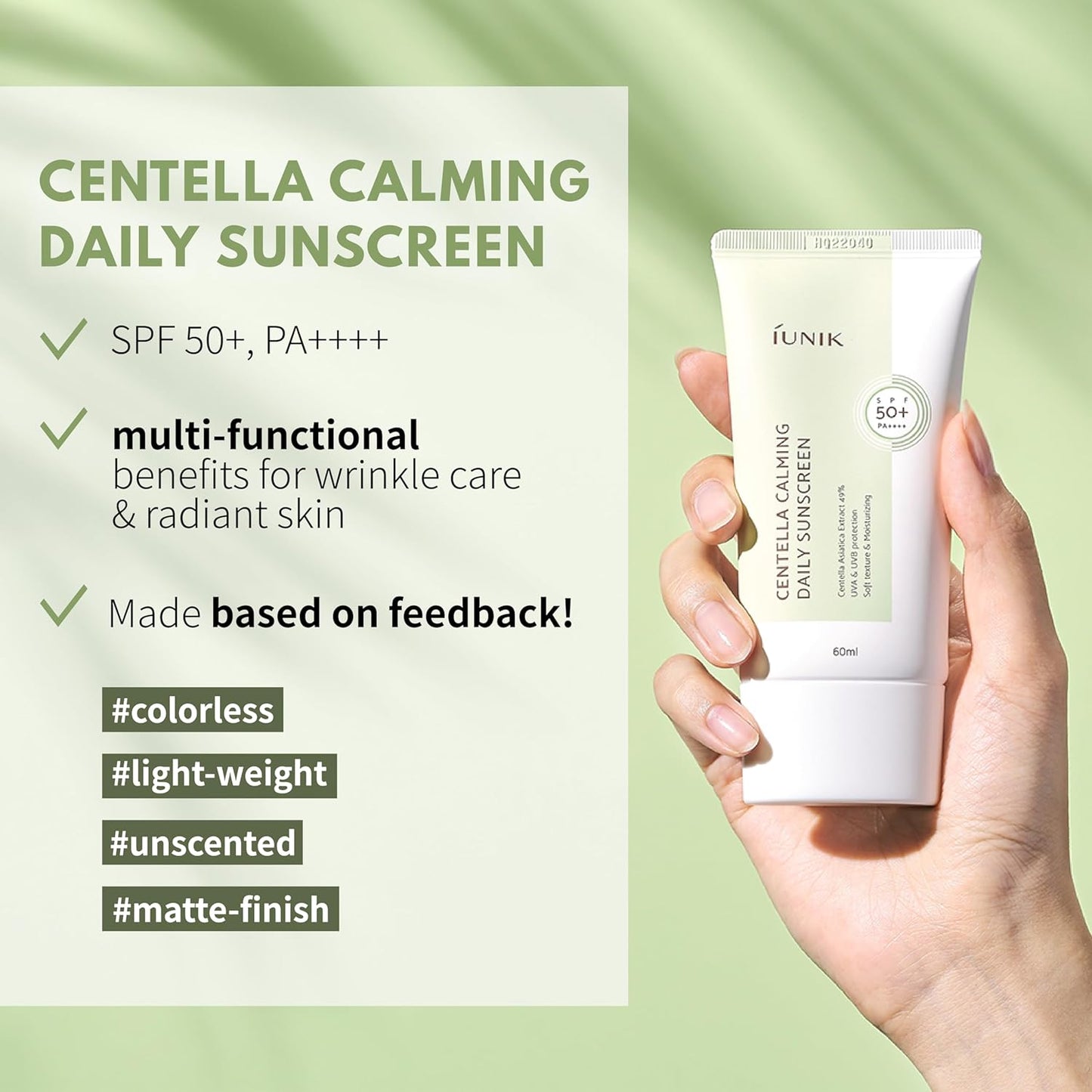 iUNIK Centella Calming Daily Sunscreen Mini