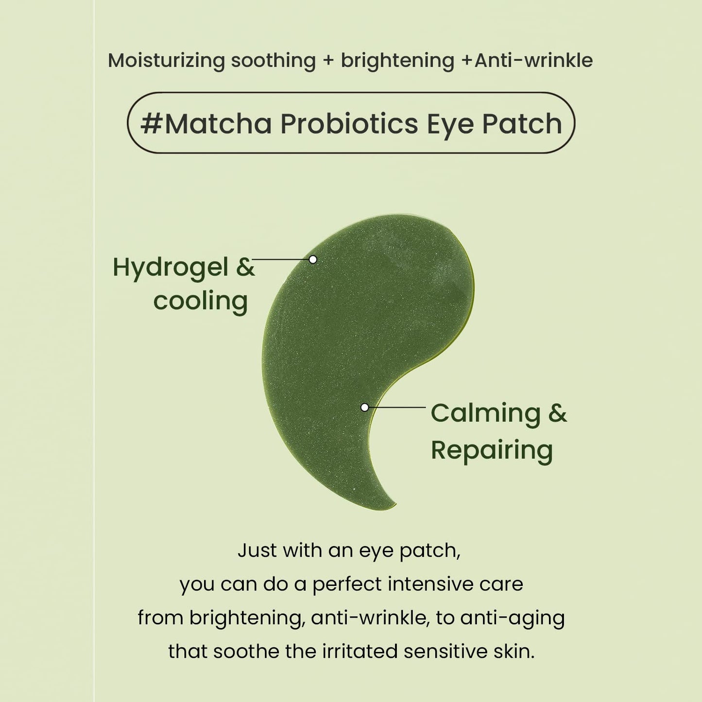 HEIMISH Matcha Biome Hydrogel Eye Patch