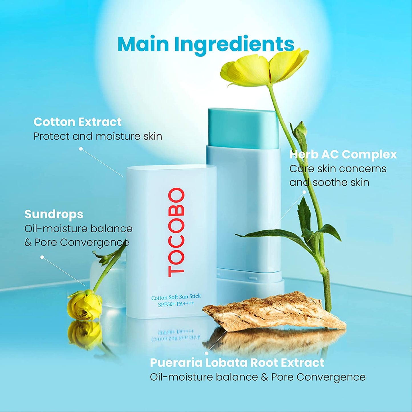 TOCOBO Cotton Soft Sun Stick SPF 50+ PA++++