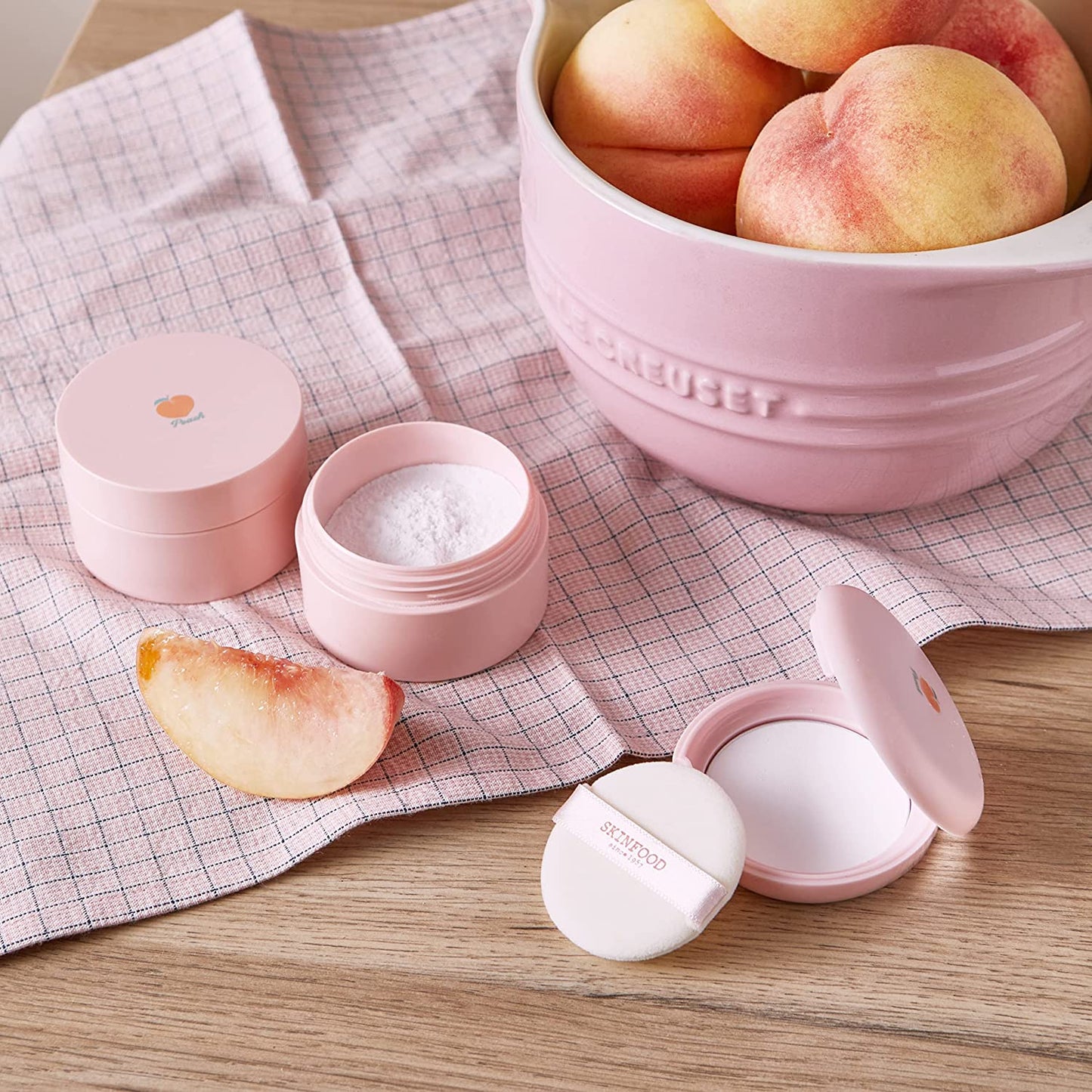 SKINFOOD Peach Cotton Pore Blur Pact