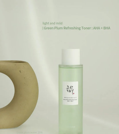 BEAUTY OF JOSEON Green plum refreshing toner : AHA + BHA