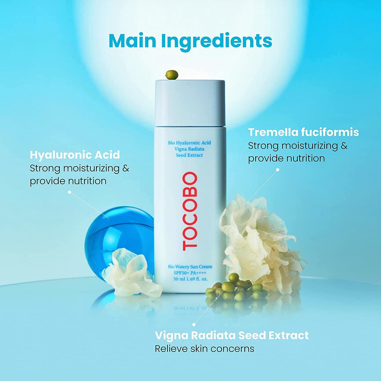 TOCOBO Bio Watery Sun Cream Spf50+ Pa++++